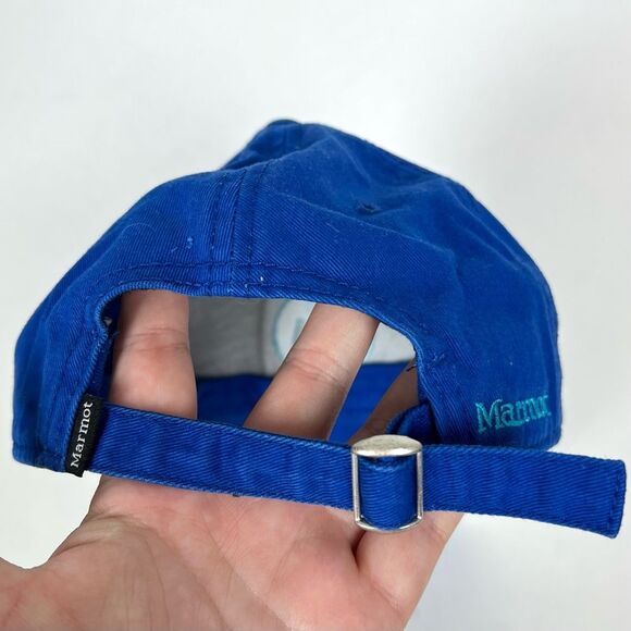 Marmot Blue Embroidered Hat - Picture 3 of 5